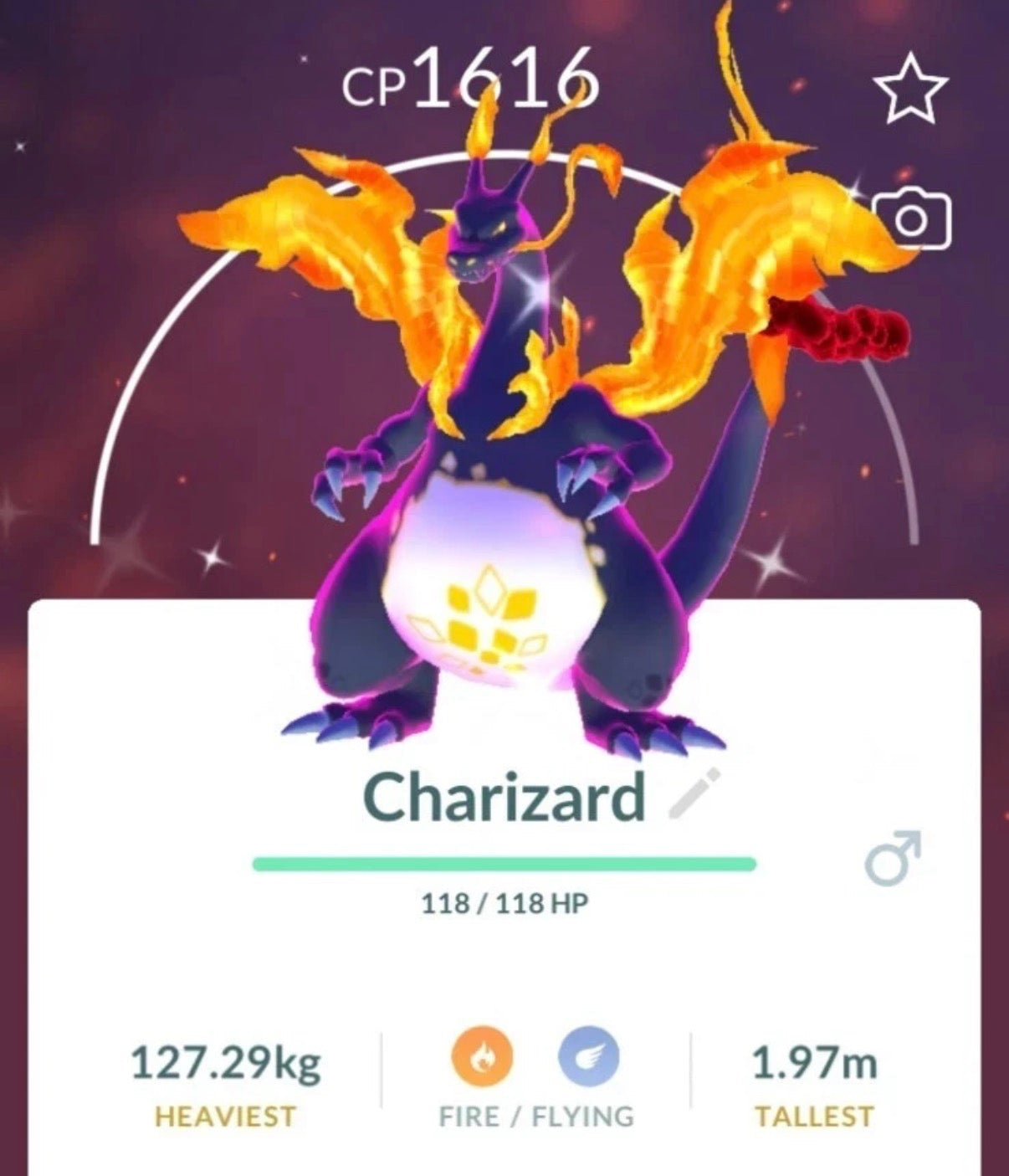 Shiny Gigantamax Charizard trade or account