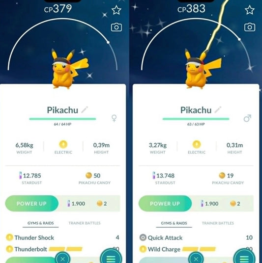 Shiny Pikachu Marathon hat