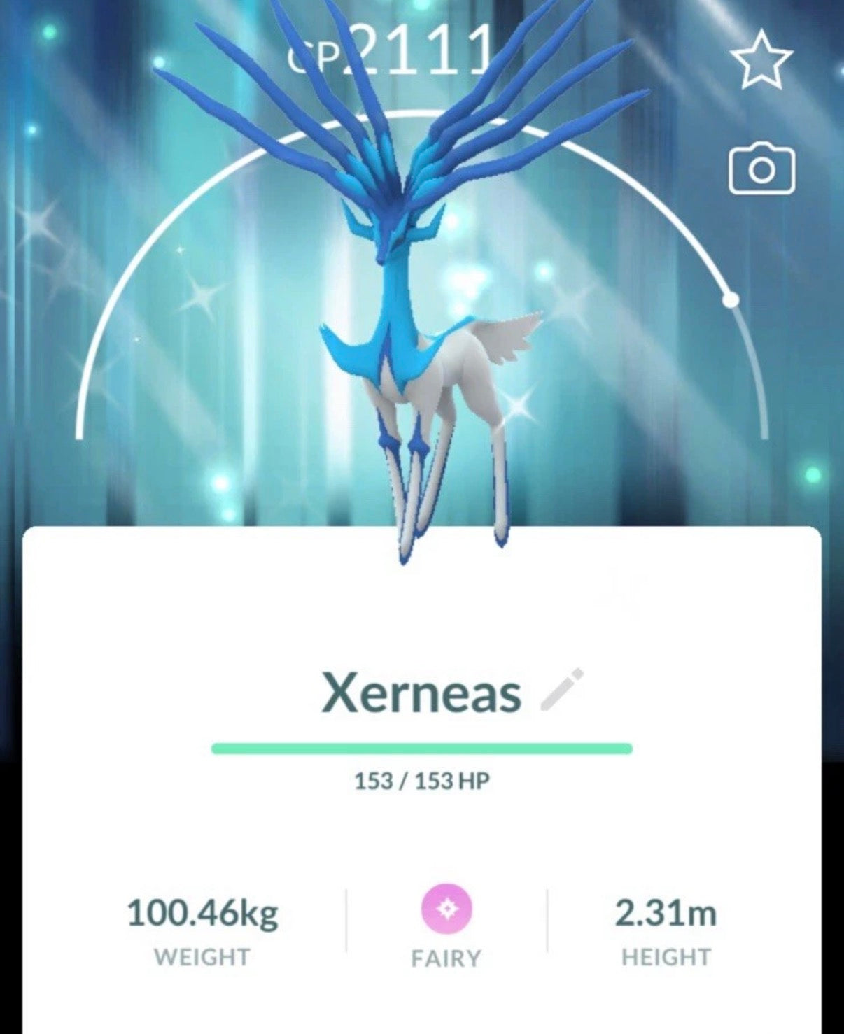 Shiny Xerneas GO Tour background trade or account