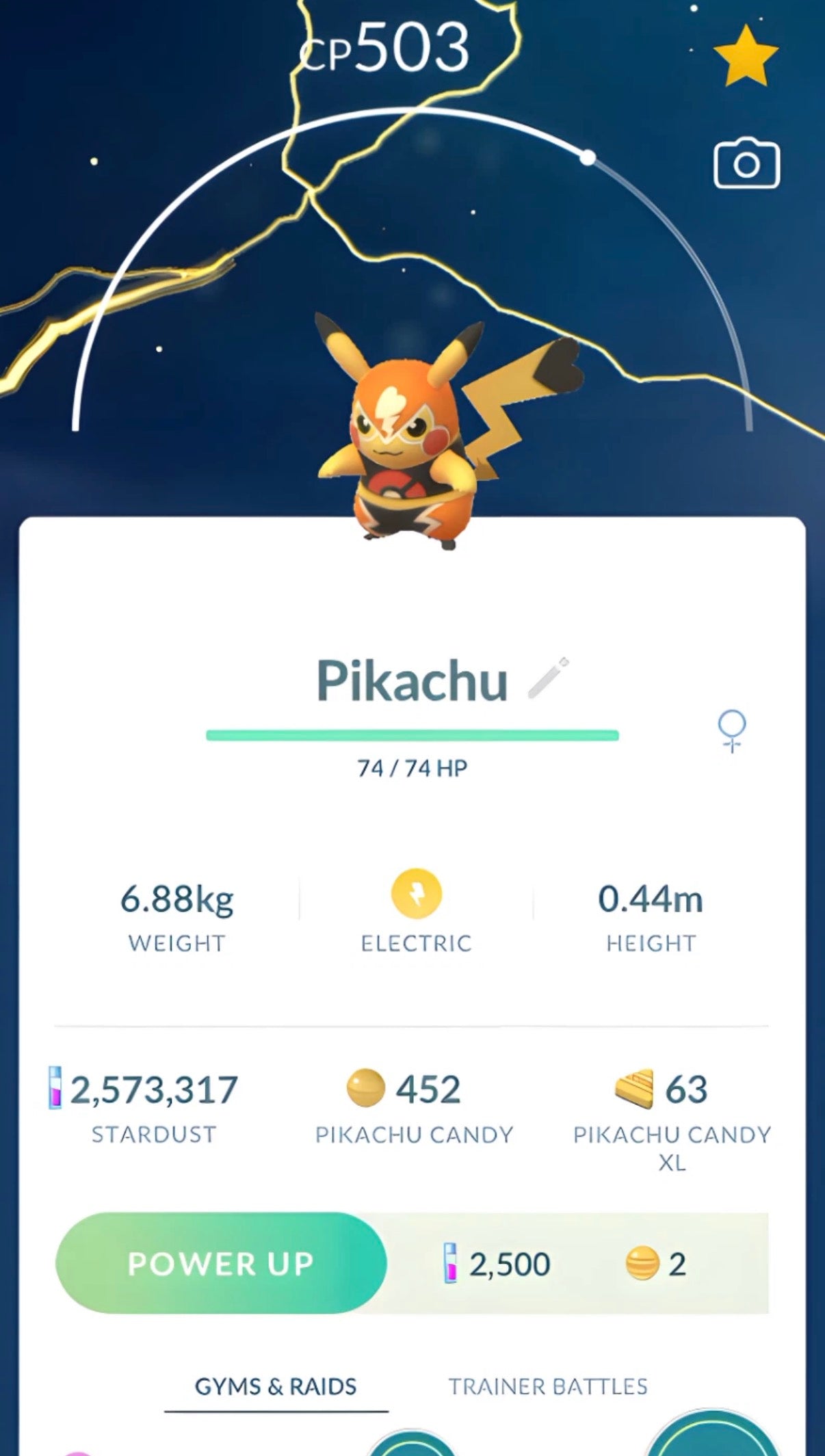 Pikachu Libre trade (background)