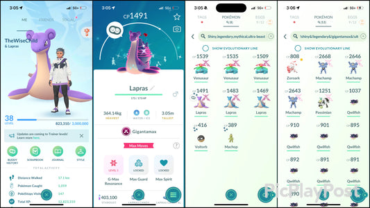 TheWildChild account (8 Shiny/Gigantamax)