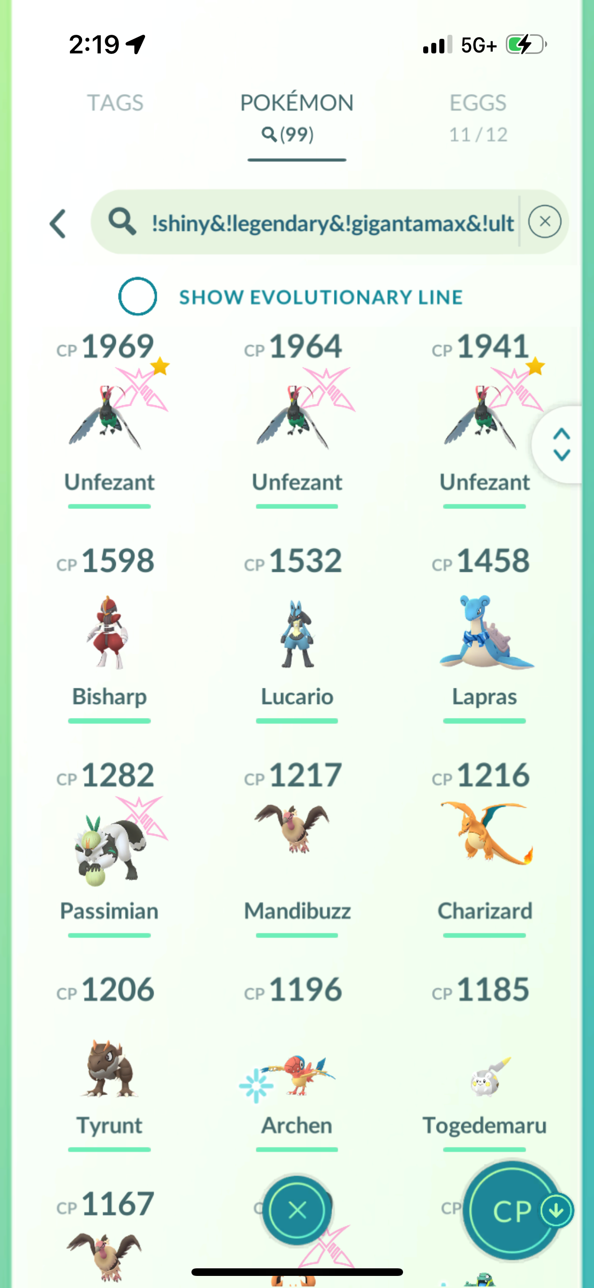 FollowTheLight account (24 Shiny/Legendary/Gigantamax)