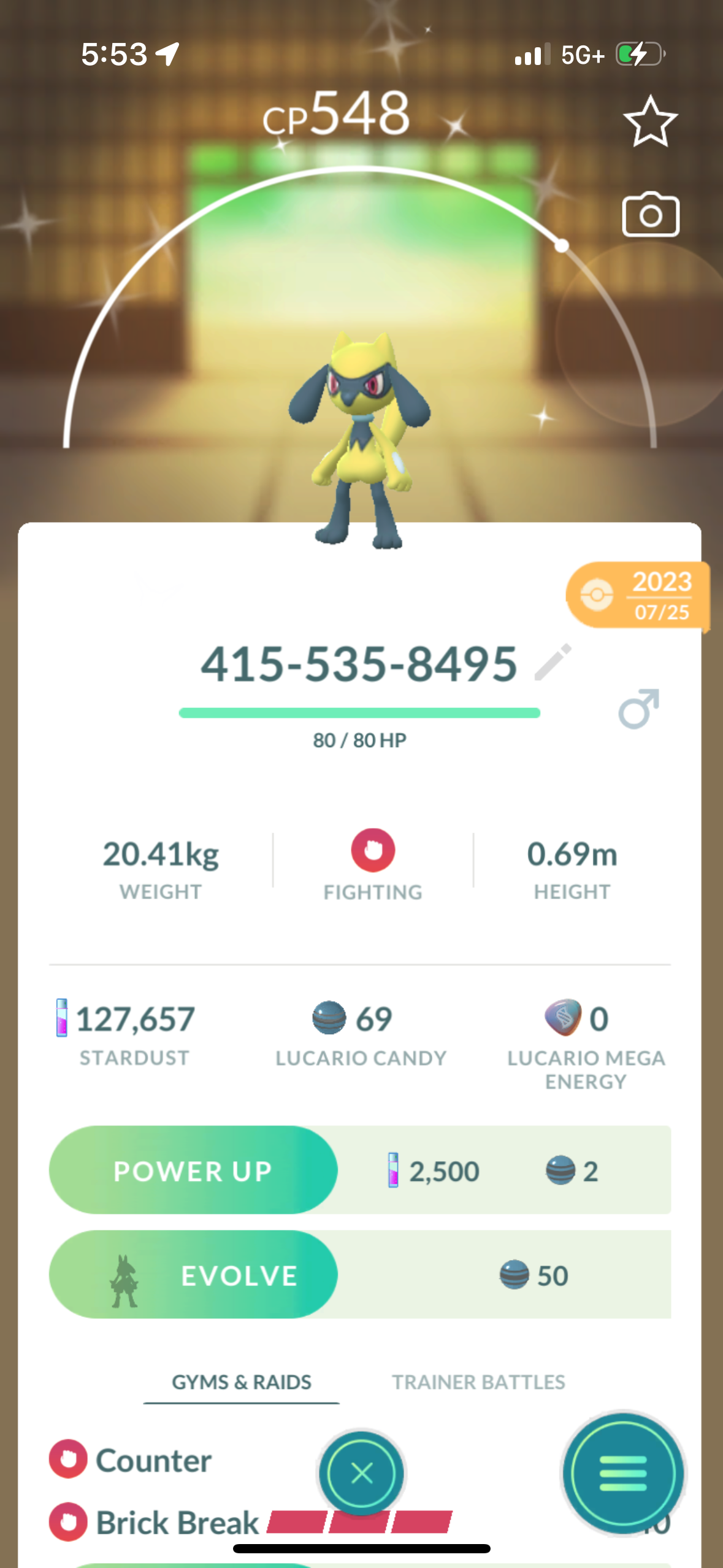 Shiny Riolu trade or account