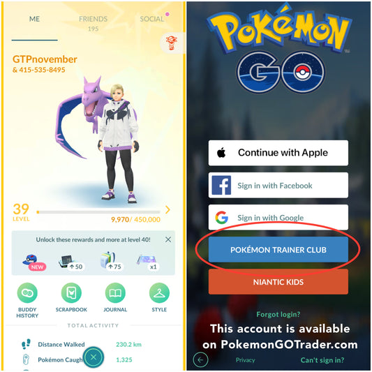 Shiny Aerodactyl account