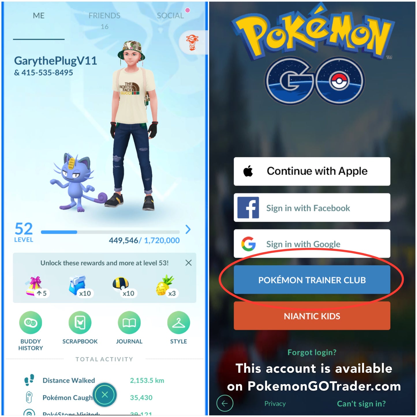 Shiny Alolan Meowth account