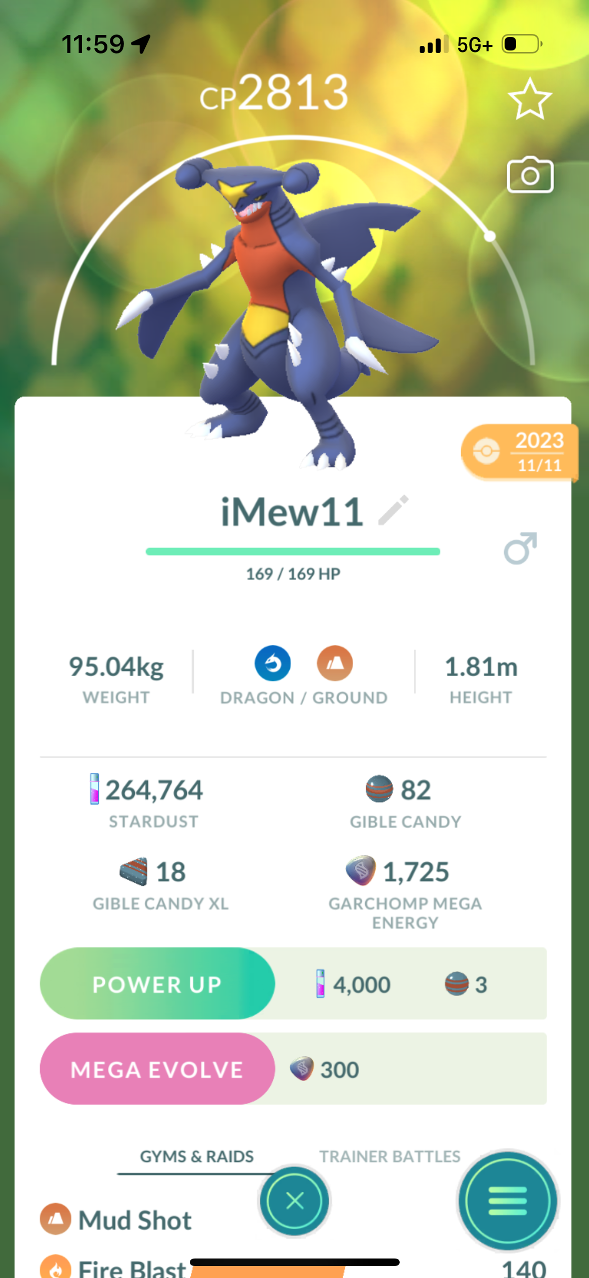 Garchomp Trade 2785 CP