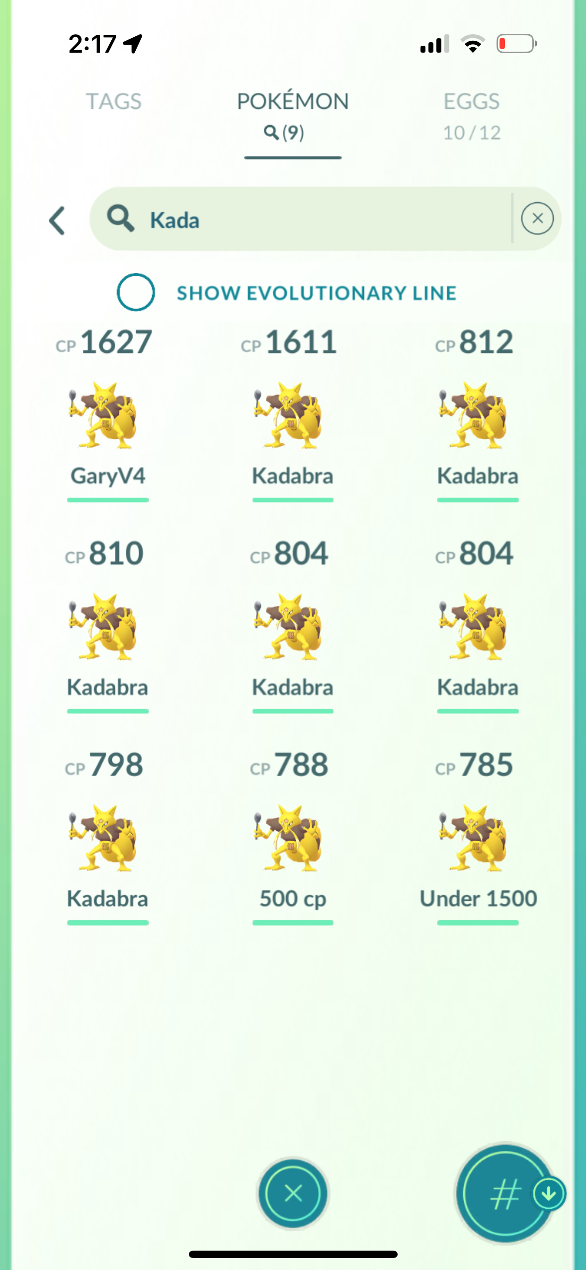 9 Alakazam trades