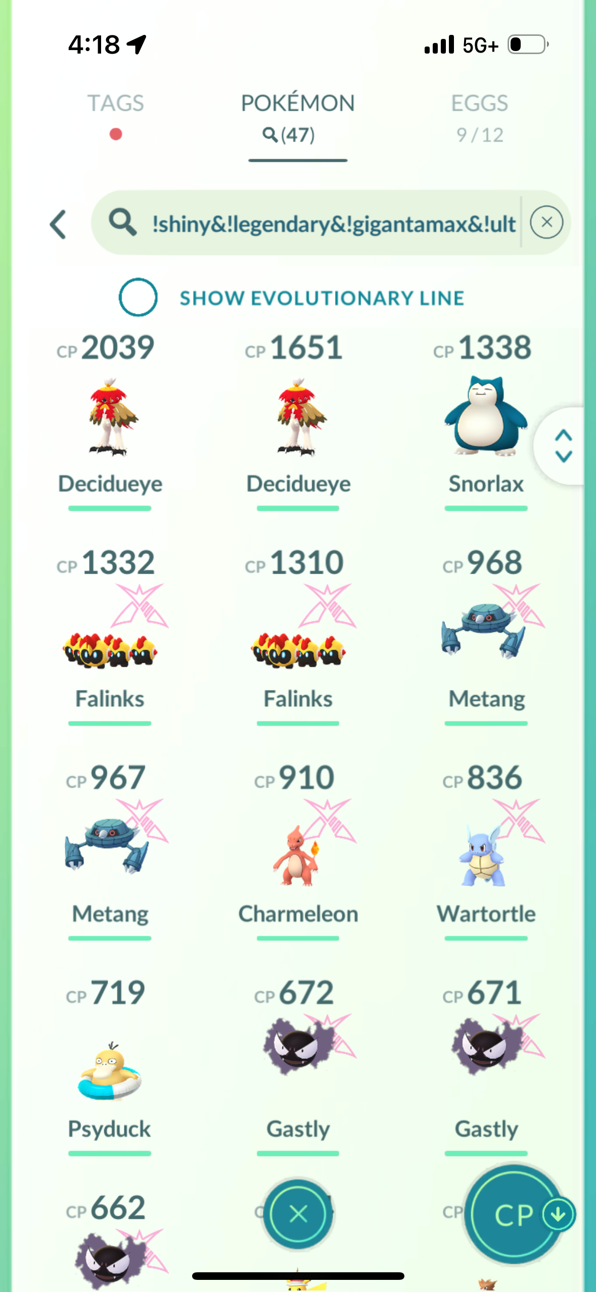 KyogreRayCombo account (8 Shiny/Legendary/Gigantamax)