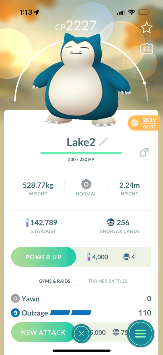 Lucky Snorlax Trade 2019