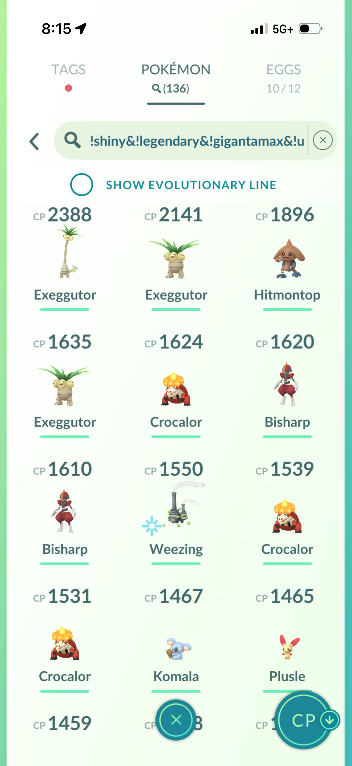 ZacianStacks account (33 Shiny/Legendary/2.3 Million stardust)