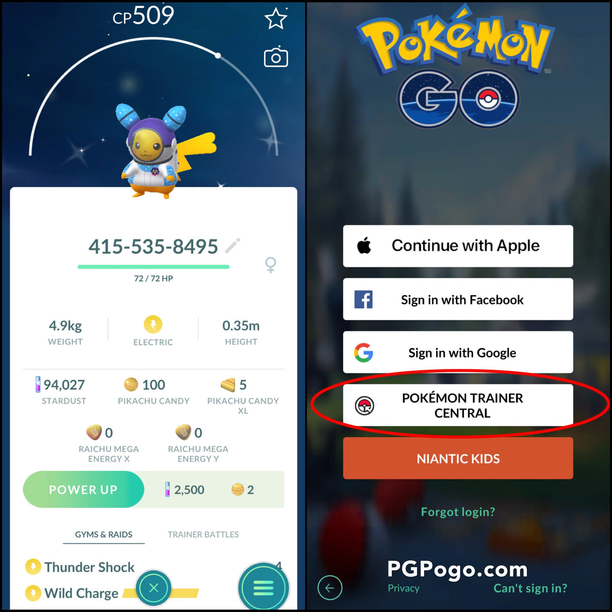 Shiny Cosmog Pikachu trade or account