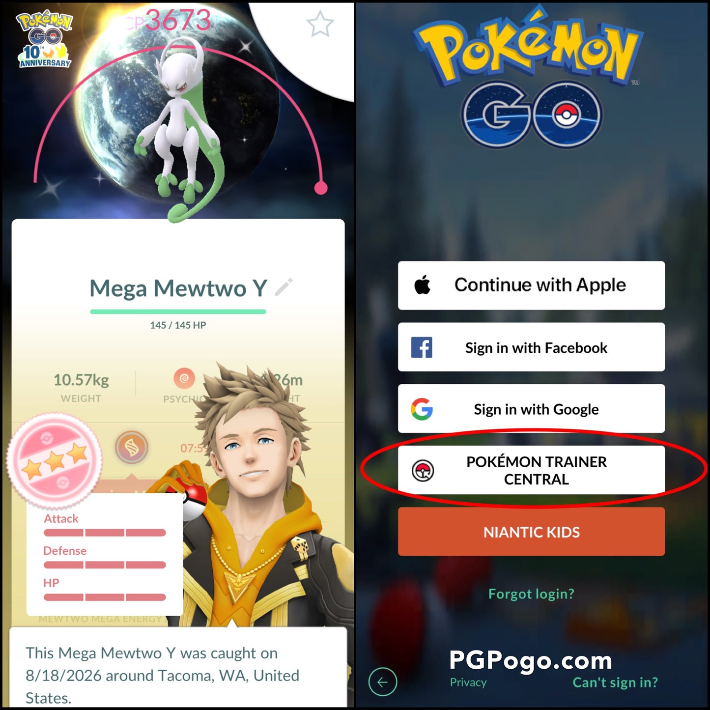 Shundo Mewtwo anniversary background account
