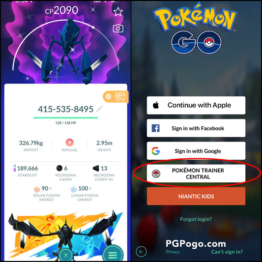 Shiny Necrozma account