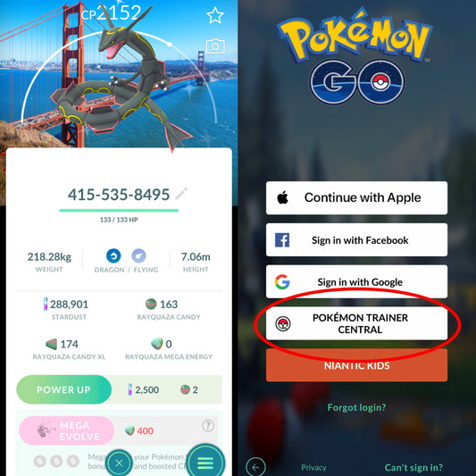Shiny Rayquaza San Francisco BG account