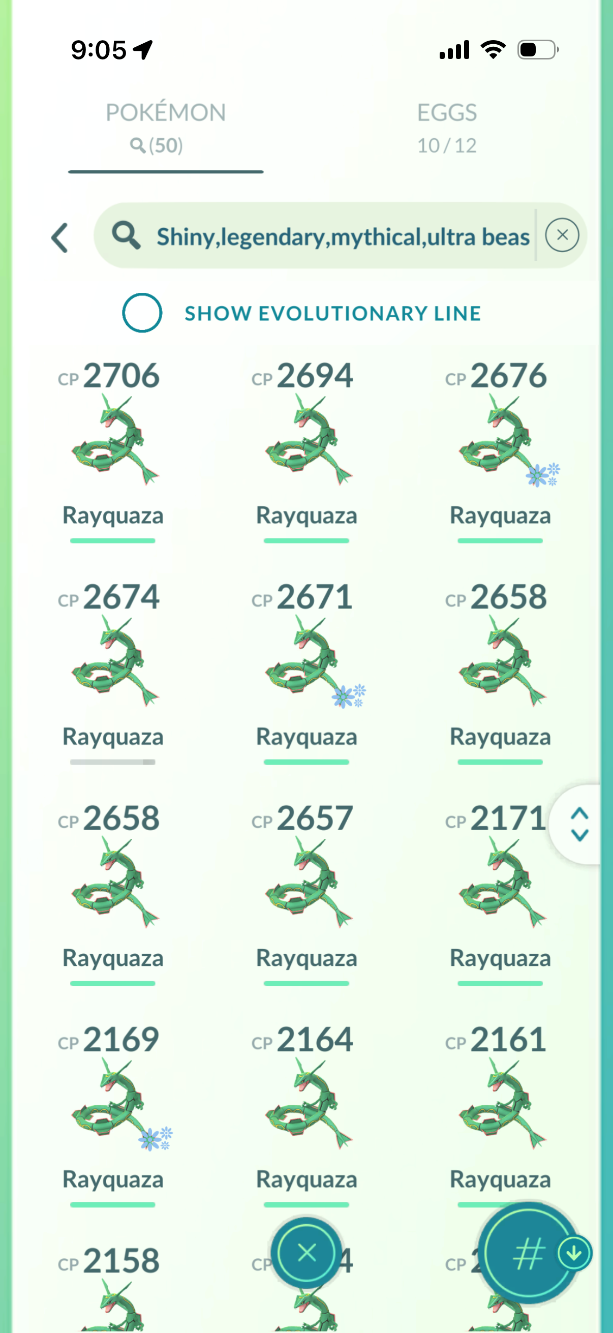 2 accounts bundle see photos (104 Shiny/Legendary)