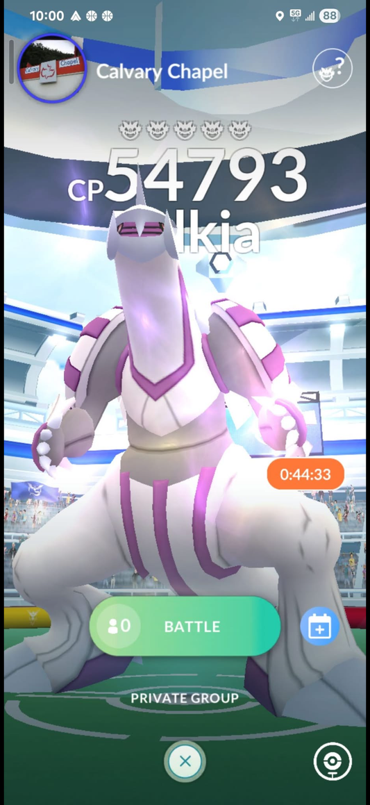 Dialga & Palkia Raid farming service