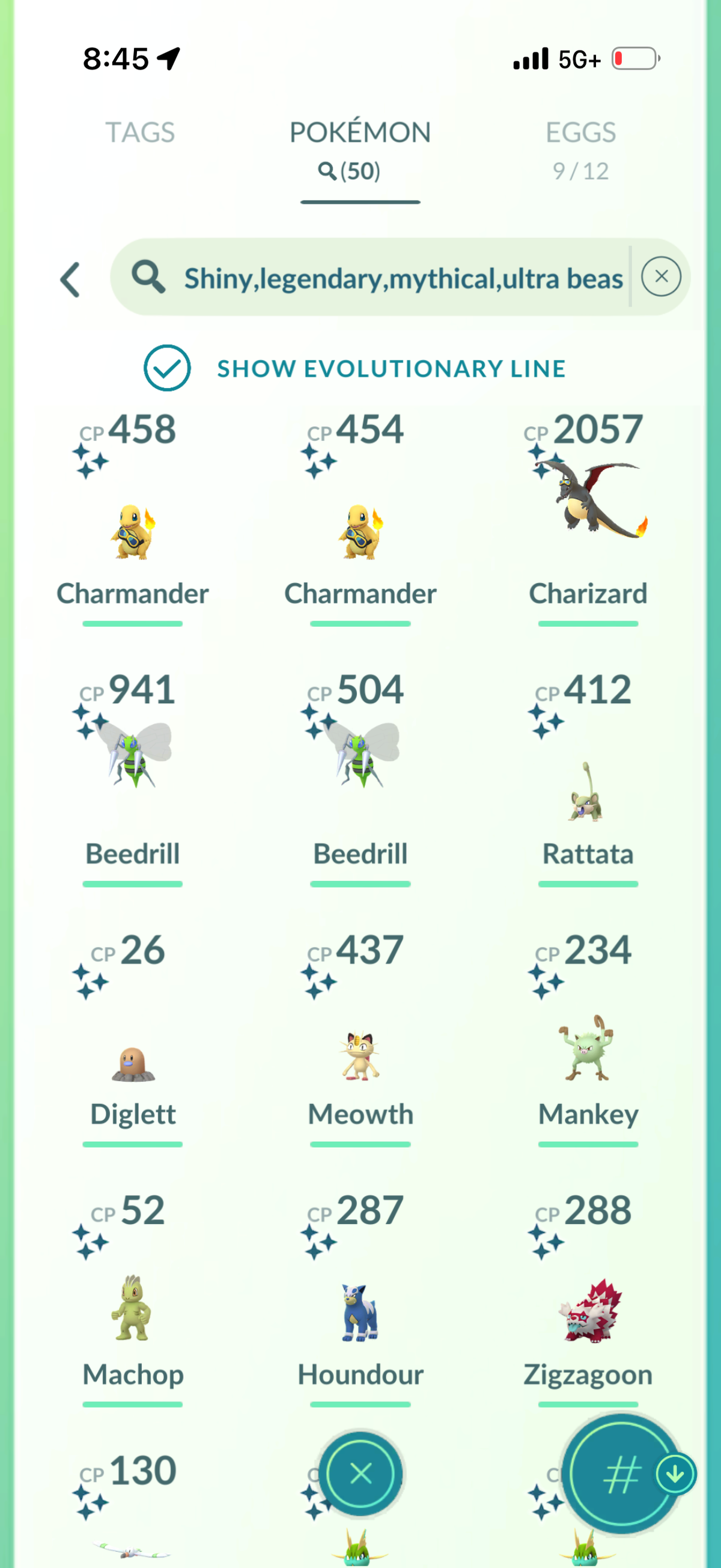 TokinGas account 50 Shiny/Legendary & 1.7M Stardust