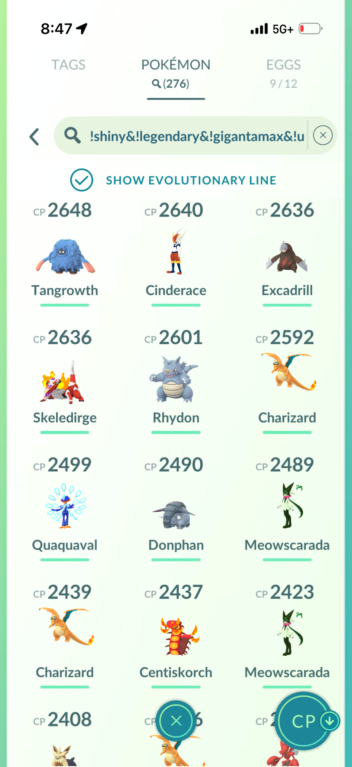 TokinGas account 50 Shiny/Legendary & 1.7M Stardust