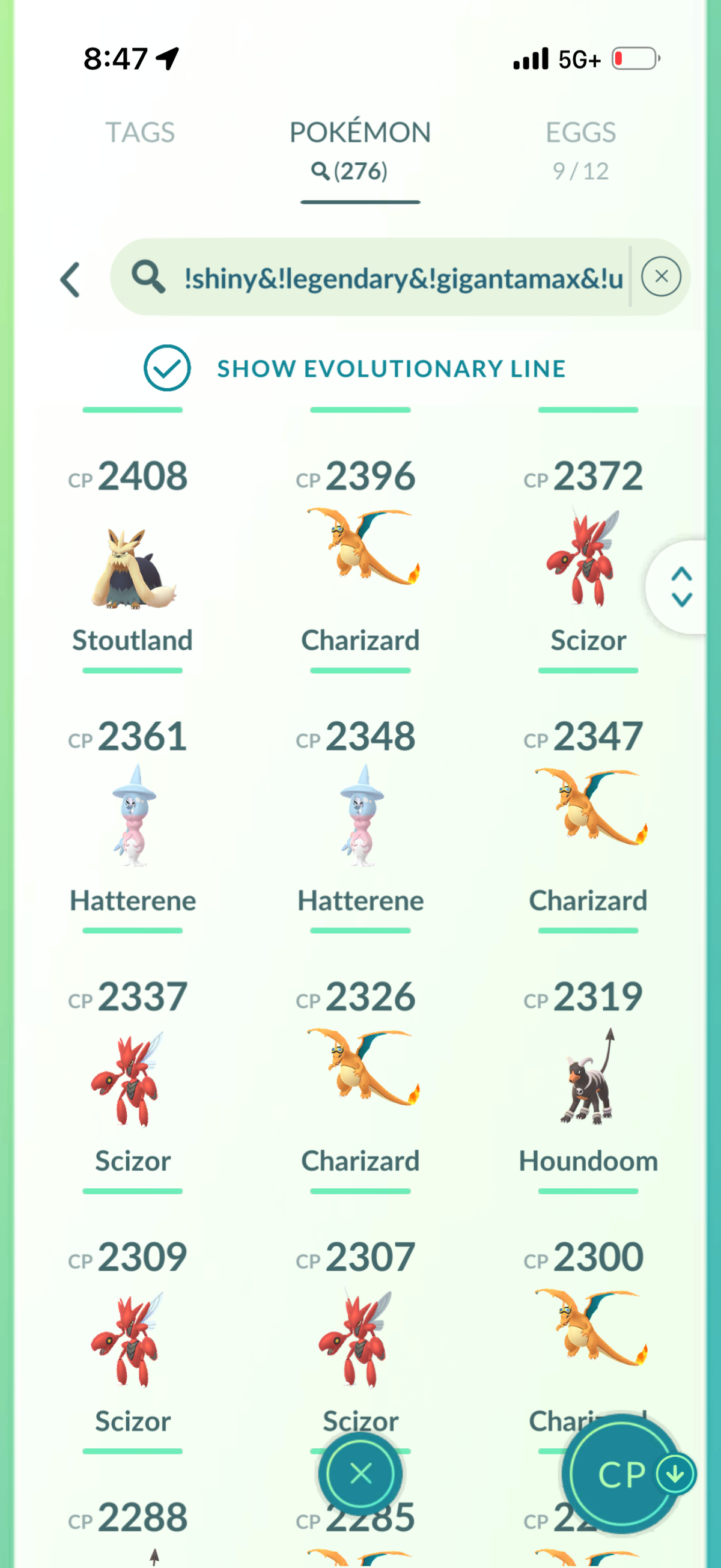 TokinGas account 50 Shiny/Legendary & 1.7M Stardust