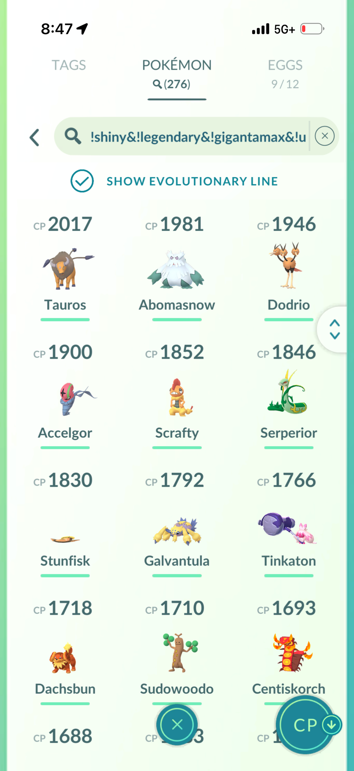 TokinGas account 50 Shiny/Legendary & 1.7M Stardust