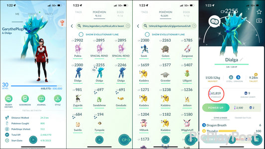 GarythePlugPalk account (11 shiny/legendary)