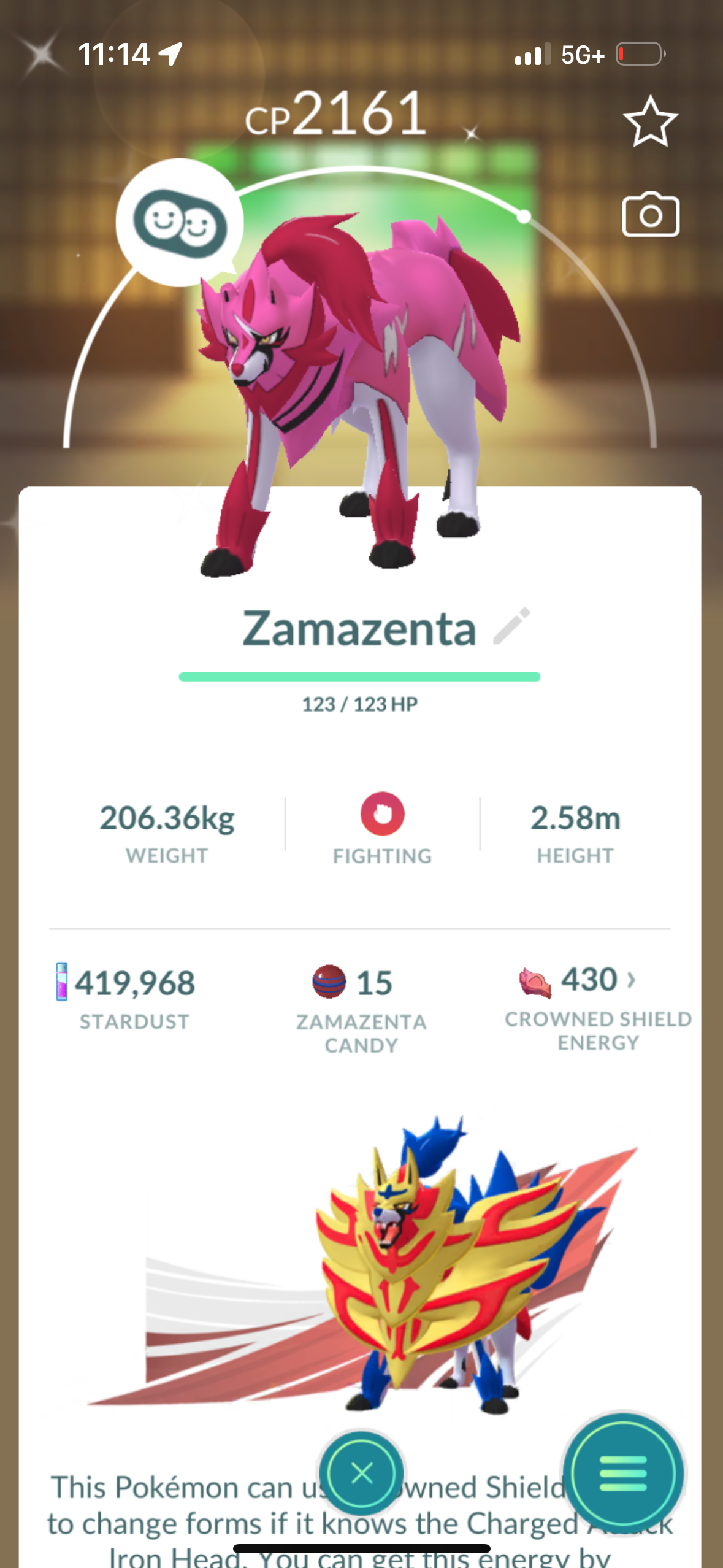 Shiny Zamazenta trade or account