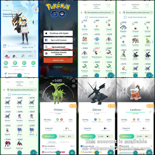 DallasMavericks account (35 Shiny/Legendary/Mythical)