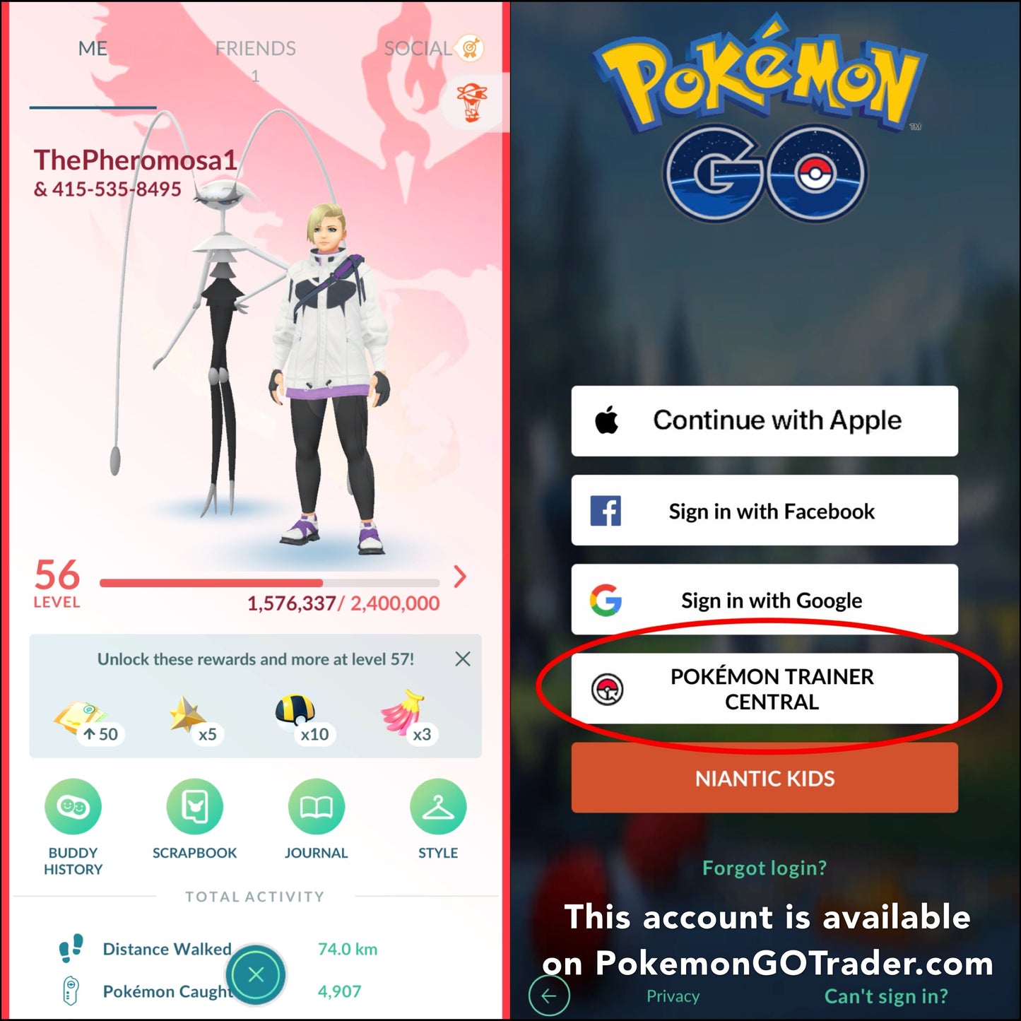 Shiny Pheromosa account