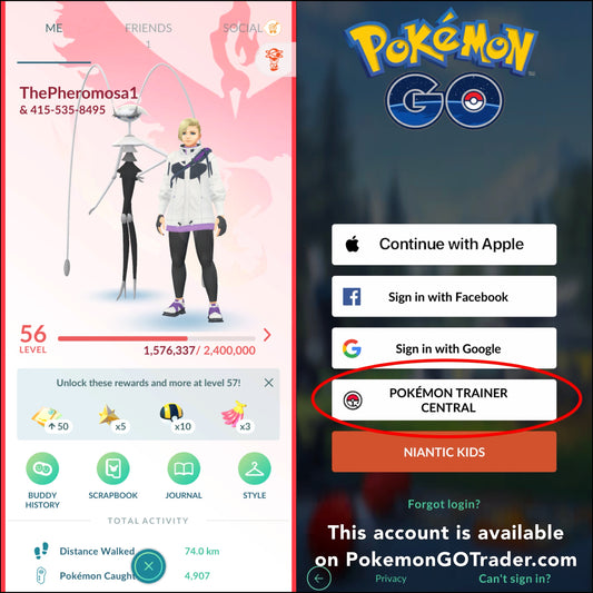 Shiny Pheromosa account