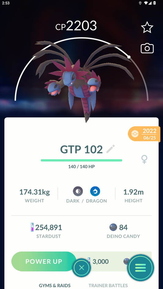 Hydreigon Brutal Swing trade