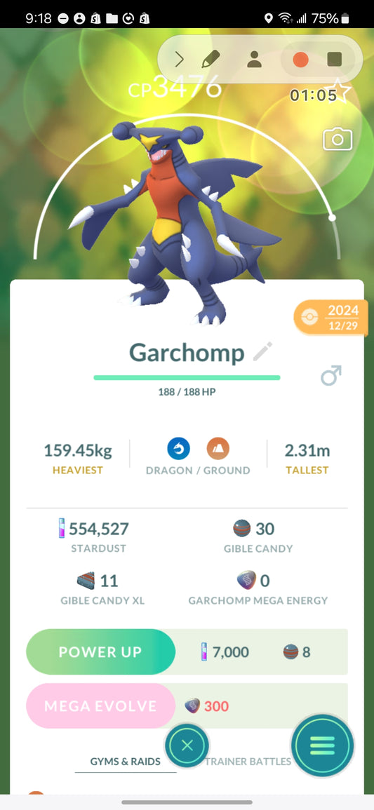 Garchomp Trade 3000-3500 CP