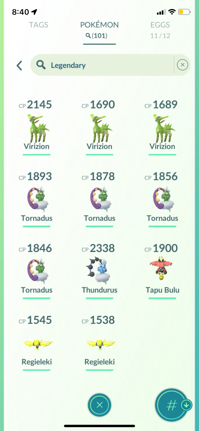 Legendary Pokemon