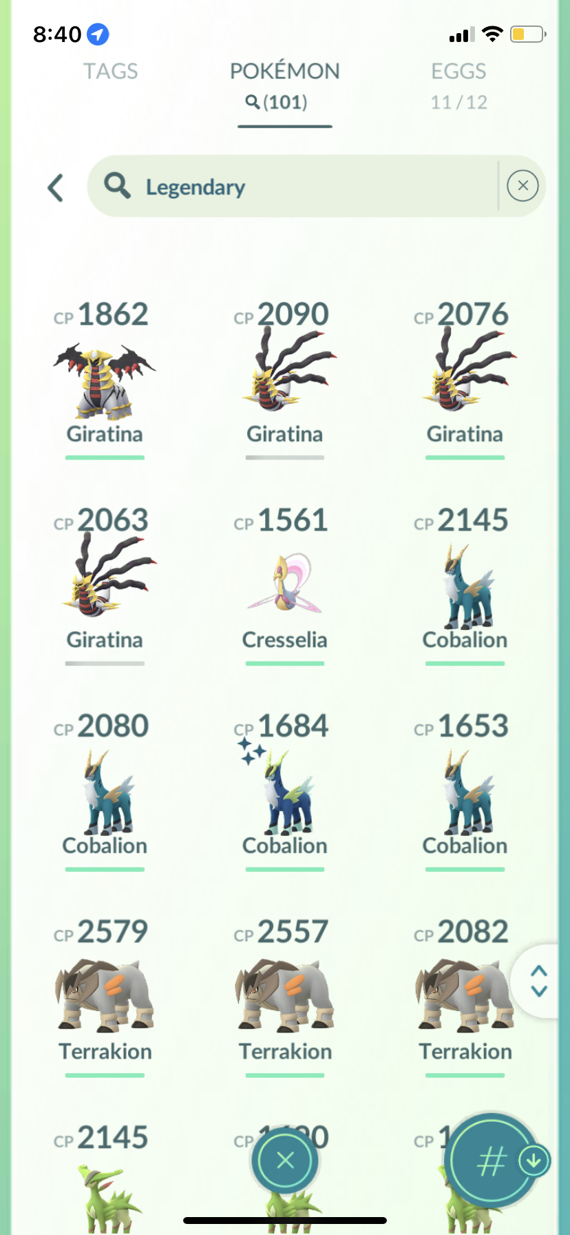 Legendary Pokemon