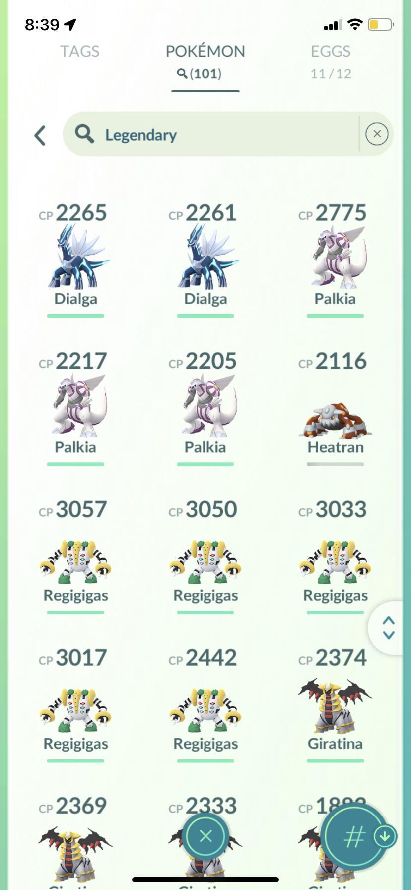 Legendary Pokemon