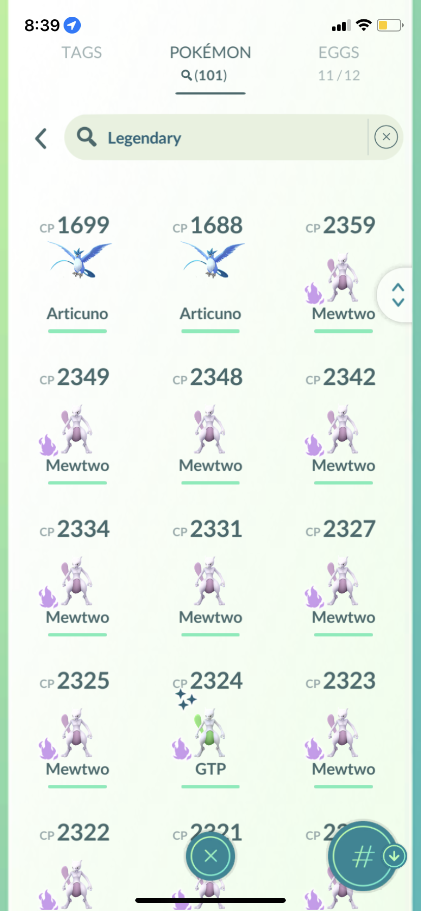 Legendary Pokemon