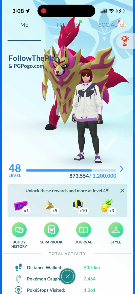 FollowThePlan (43 Shiny/Legendary + 3 Crown Zamazenta)