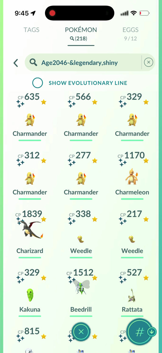 Nyaochiki 2016 account (483 Shiny/Legendary)