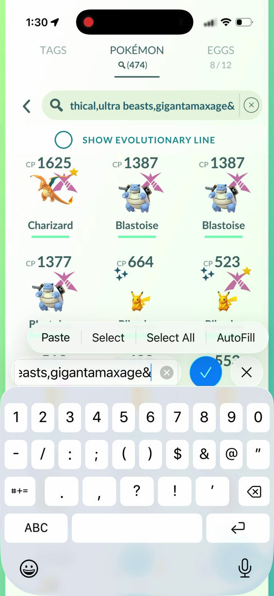 Khal 2016 account (474 Shiny/Legendary/Gigantamax)