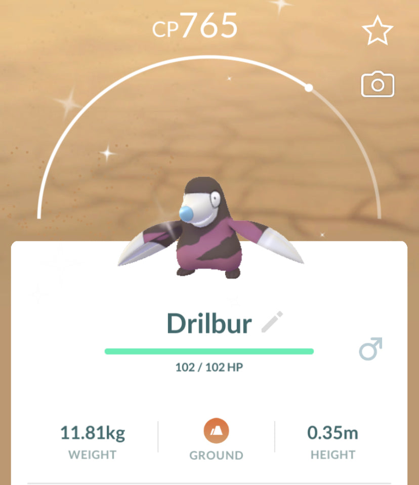 Shiny Drilbur (Registered Trade Only)